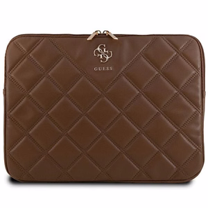 Guess dygsniuotas 4G dėklas 14'' nešiojamam kompiuteriui - rudas