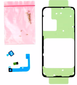 Lipdukų rinkinys galiniam dangteliui Samsung S911 S23 originalus (service pack)