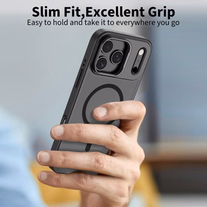 Tech-Protect MagStand Magnetinis dėklas telefonui iPhone 17 Pro - matinė juoda