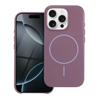 Blizgus magnetinis dėklas telefonui, suderinamas su MagSafe, skirtas IPHONE 17 PRO, violetinis