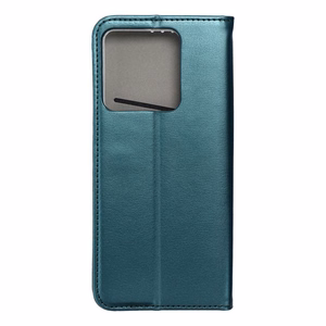 SMART MAGNETO knygos tipo dėklas telefonui XIAOMI Redmi Note 13 5G, tamsiai žalias