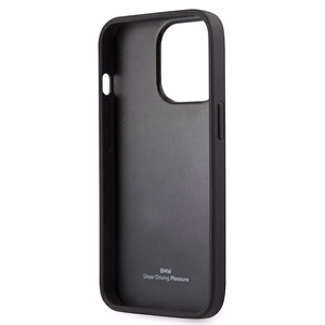 BMW odinis lenktas perforuotas dėklas iPhone 13 Pro / iPhone 13 - raudonas