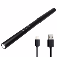 Svensson Desk lempa/flashlight 2in1 AMSTERDAM magnetic-detatchable 8W juodas