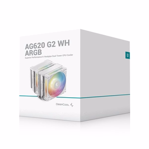 DeepCool AG620 G2 WH ARGB Procesorius Orinis aušintuvas 12 cm Balta 1 vnt