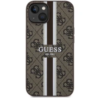 Guess GUHMP14SP4RPSW iPhone 14 6.1" rudas/rudas kietas dėklas 4G Printed Stripes MagSafe