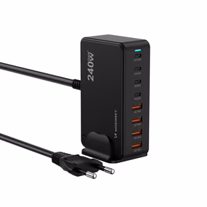 Wozinsky 240W GaN QC3 įkrovimo stotelė - juodas