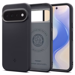 Spigen Nano Pop MagSafe dėklas, skirtas Google Pixel 11 Pro XL, juodas ir pilkas