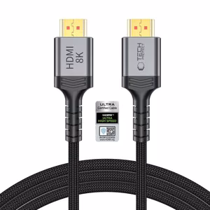 Tech-Protect UltraBoost HDMI 2.1 4K 120Hz / 8K 60Hz kabelis 200 cm - juodas