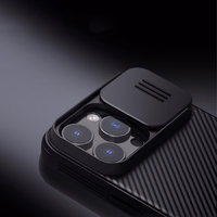 Nillkin CamShield Pro iPhone 16 Pro dėklas (juodas)