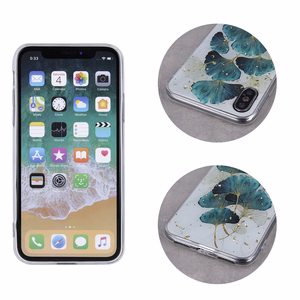 Gold Glam dėklas telefonui Xiaomi Redmi 14C 4G/ 14C 5G / Redmi A4 / POCO C75 lapai