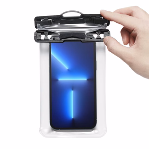 Spigen Aqua Shield A601 universalus vandeniui atsparus dėklas, skaidrus