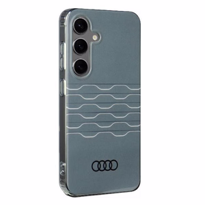 Audi IML Geometrinio rašto dėklas telefonui S24 S921 pilkas/pilkas kietas dėklas AU-IMLS24-A6/D3-GY