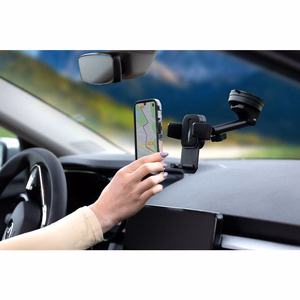 FORCELL F-GRIP Guardian automobilio laikiklis priekinio stiklo / prietaisų skydelio juodas
