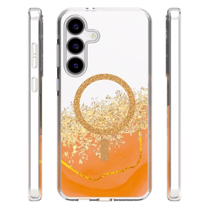 Epoxy Mag dėklas skirtas iPhone 17 Pro 6,3'' oranžinis