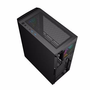 Gembird CCC-FC-400X Fornax 400X Gaming ARGB juodas kompiuterio korpusas