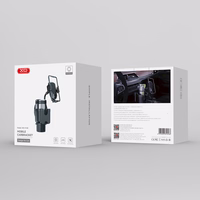 XO automobilinis laikiklis C140 juodas prie puodelio laikiklio