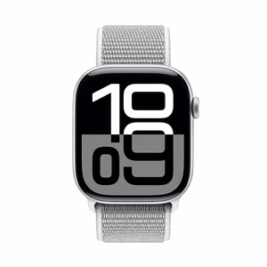 Crong Nylon sportinis Apple Watch dirželis, 38/40/41/42 mm, sidabriškai pilka