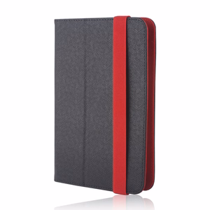 Universalus dėklas ORBI planšetiniam kompiuteriui 9-11''(L27 x W20 cm) juoda-raudona