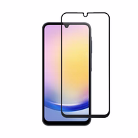 Apsauginis stiklas Blue Star - SAMSUNG A25 5G viso ekrano (su rėmeliu, mažo dydžio) - juodas