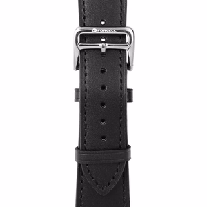 FORCELL F-DESIGN FA20 ekologiškos odos dirželis APPLE laikrodžiui 38 / 40 / 41 mm juodas