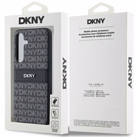 DKNY odinis Mono Stripe ir Metal Logo dėklas telefonui Samsung Galaxy S24 - juodas