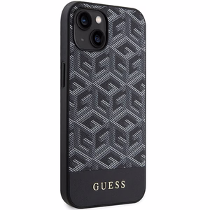 Guess GCube Juostelės Magnetinis dėklas telefonui iPhone 15 / 14 / 13 - juoda