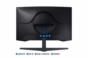 Samsung G55C kompiuterio monitorius 68,6 cm (27") 2560 x 1440 pikseliai Quad HD LED Juoda