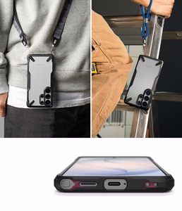 Ringke Fusion X Dėklas for Samsung Galaxy S26 Ultra - Clear juodas