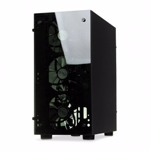 iBox PASSION V4 Mini Tower juodas kompiuterio korpusas