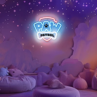 Hanging neon LED Paw Patrol on plexiglass - Logo OW-130146
