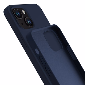 3mk Silikoninis dėklas iPhone 15 - tamsiai mėlyna
