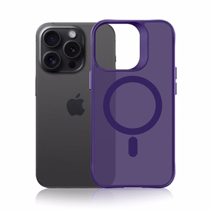 3mk Smoke MagCase dėklas iPhone 16 Pro - violetinis