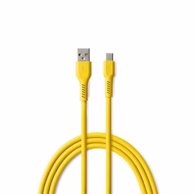 COLORUM laidas USB-A - USB-C 1,8m 3A CK60-AC-05 xYellow