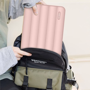 "Tech-Protect Puffy" 15-16 colių nešiojamojo kompiuterio krepšys - rožinis