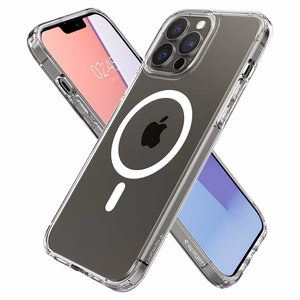 Spigen Ultra Hybrid Mag dėklas su MagSafe iPhone 13 Pro Max - baltas