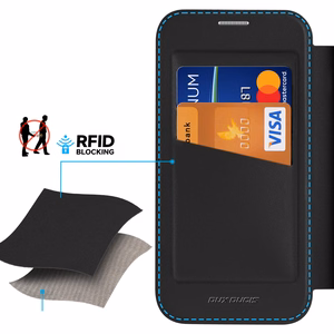 Dux Ducis Skin X Pro dėklas iPhone 16 Pro Max su MagSafe ir atveriamu dangčiu - juodas