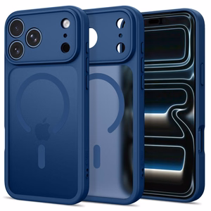 Tech-Protect BasicMag MagSafe dėklas iPhone 17 Pro / 18 Pro, matinis tamsiai mėlynas