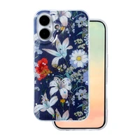 Glow Glam dėklas telefonui iPhone 17 6,3" - mėlynas