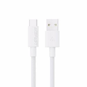 USB kabelis Acefast C18-04 USB-A to USB-C 1.2m baltas