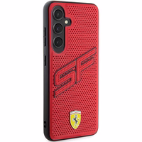 Ferrari Big SF Perforated dėklas telefonui Samsung Galaxy S24+ - raudonas