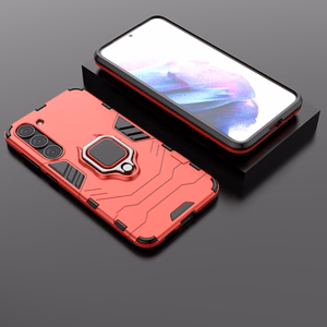 Ring Armor dėklas Samsung Galaxy S23+ šarvuotas dangtelis magnetinis laikiklis žiedas juodas
