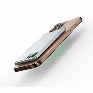 Blavec Power Bank 5000mAh BJ-03 Ultra Slim 7,8mm - Type C - 22,5W magnetic Magsafe 3 in 1 (PBBJ03-MC5G) grey aluminum