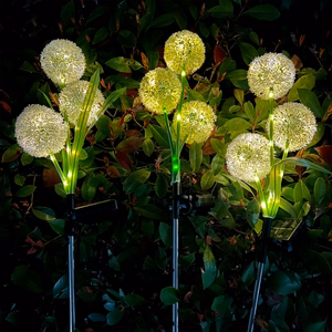 Rebel decorative solar garden lights, ornamental allium