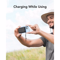 VEGER išorinė baterija 10000 mAh su belaidžiu įkrovimu suderinama su MagSafe PD QC3.0 2A 20W MagOn (VP1151 / W1151) juoda