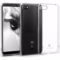 Crong Crystal Slim Cover - apsauginis dėklas Xiaomi Redmi 6A (clear)