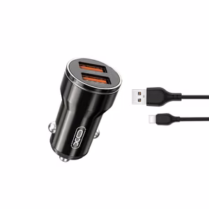 XO car charger CC48 2x USB 2.4A black