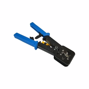 E6241 crimping tool for 6P/8P pass-through telephone plugs