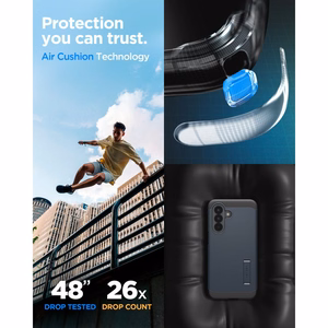 Spigen Tough Armor dėklas Galaxy A57 5G Metal Slate