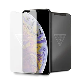 Guess Invisible Logo Apsauginis stiklas iPhone Xs Max