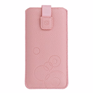 Dėklas telefonui WONDER Deko Pouch Case (Dydis XL) iPhone 15/15 Pro/iPhone 16/16 Pro/Samsung S24/S24 Plus/S25/S25 Plus/A53/A55 5G rožinis